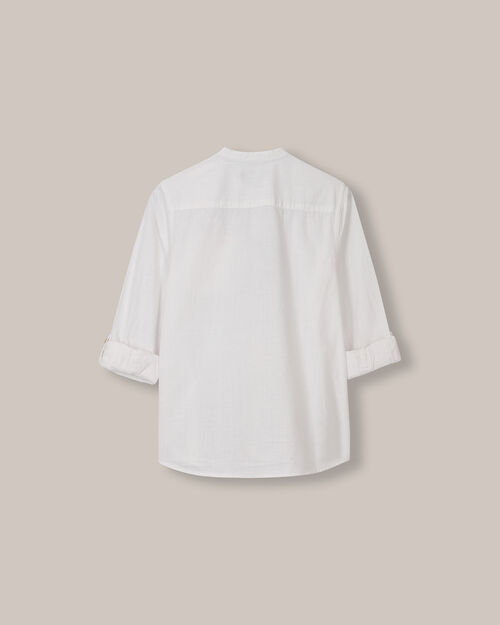 Camisa Manga Larga Blanca