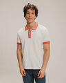 Polo Manga Corta Beige,BLANCO HUESO