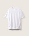 Playera Oversize S&oacute;lida,BLANCO HUESO