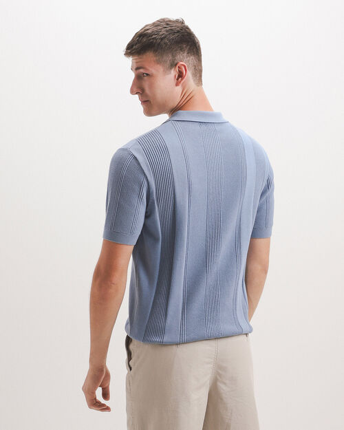 Polo Slim Azul