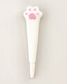 Pluma Con Diseño,BLANCO HUESO