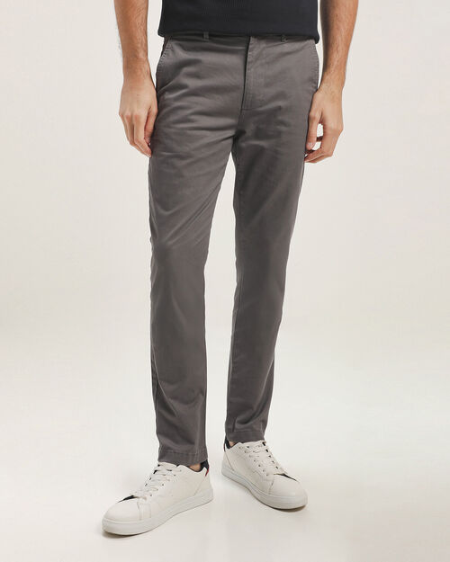 Pantalón Fit Skinny Gris