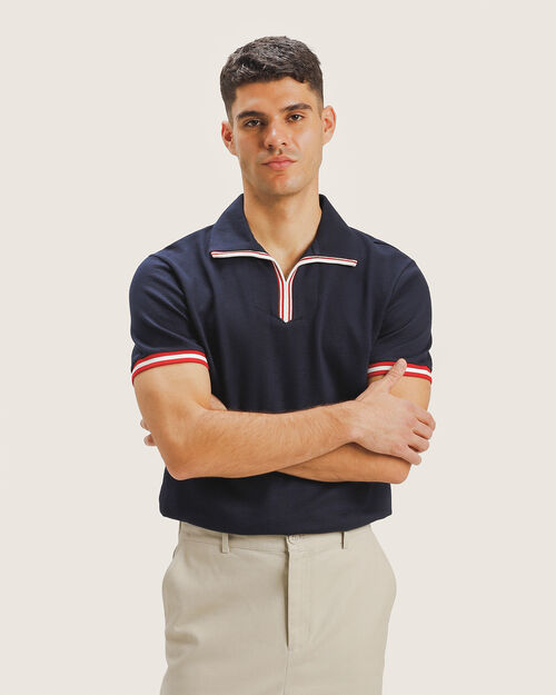 Polo Fit Regular Azul