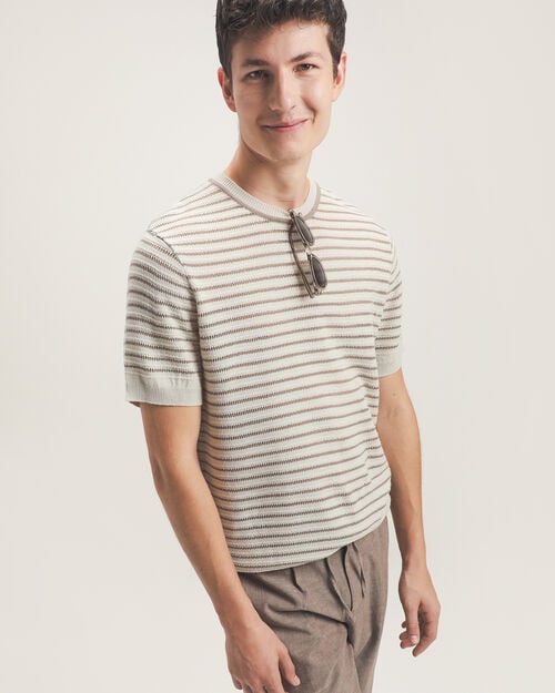 Playera Caf&eacute; De Punto