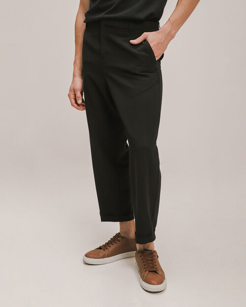 Pantalón Fit Regular Negro