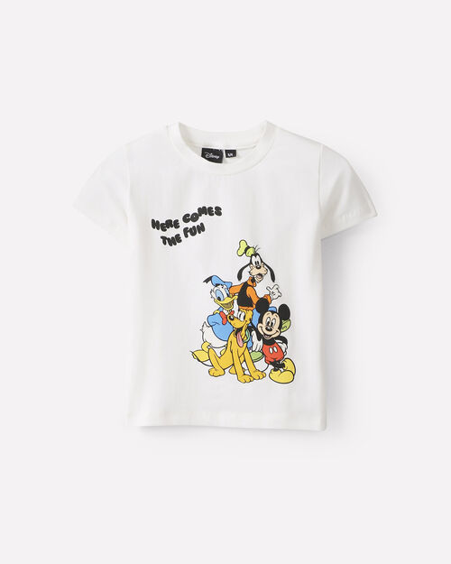Playera Blanca Mickey Mouse