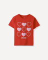 Playera Texto Girl Power,ROJO