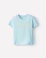 Playera Amarilla Gr&aacute;fico,AZUL CIELO