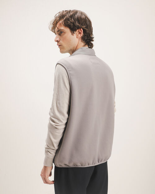 Chaleco Gris Abullonado