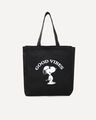 Tote Negro Snoopy,NEGRO