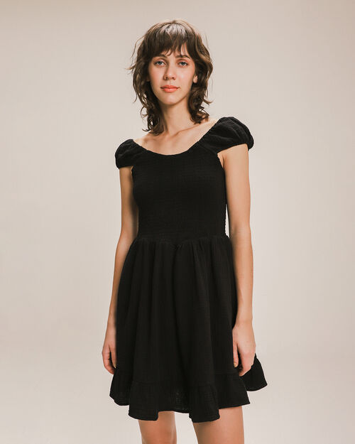Vestido Corto Smock