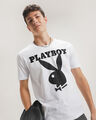 Playera Dise&ntilde;o Playboy,BLANCO