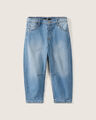 Jeans Fit Barrel,AZUL ACERO