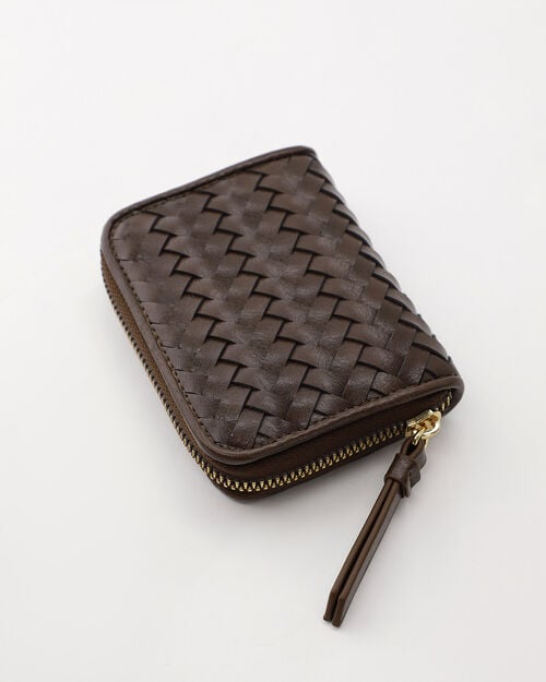 Cartera Caf&eacute; Entrelazada
