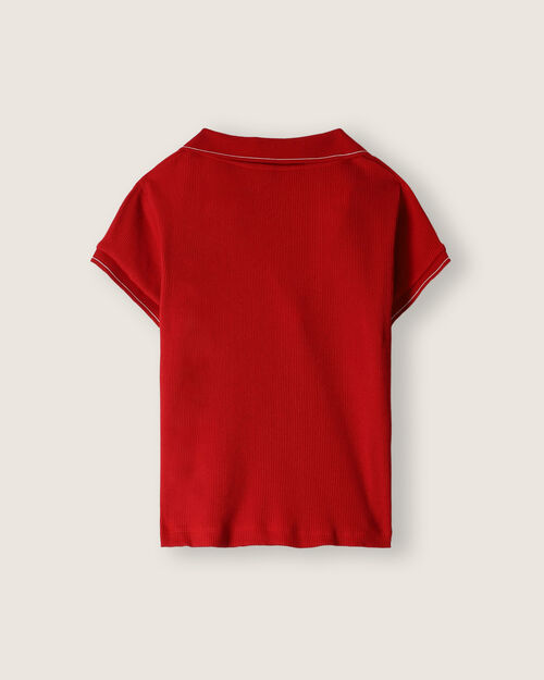 Polo Roja Manga Corta
