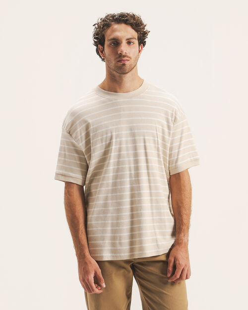 Playera Arena Con Rayas