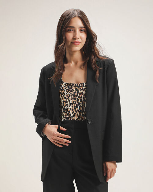 Blazer Con Botón
