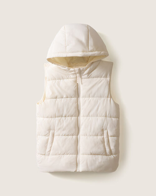 Chaleco Acolchado Con Gorro