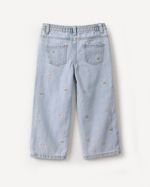 Jeans Wide Leg Flores