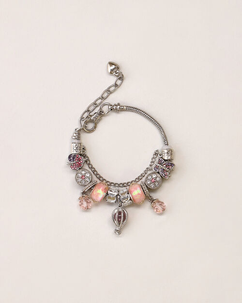 Pulsera Charms Plateada
