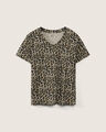 Playera Estampado Animal Print,MULTICOLOR
