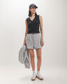 Short Gris Cintura El&aacute;stica,GRIS CLARO