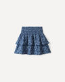Falda Mini Volantes,AZUL MARINO