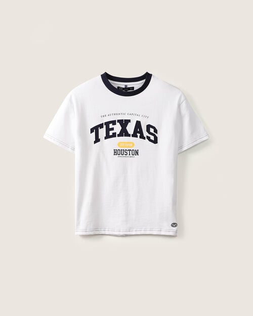 Playera Blanca Fit Relaxed