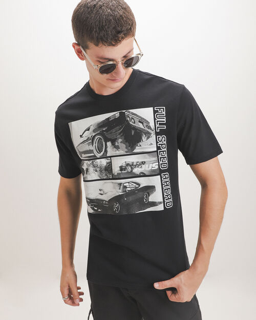 Playera Gr&aacute;fico R&aacute;pido Y Furioso