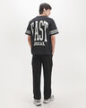 Playera Fit Relaxed Dise&ntilde;o,NEGRO