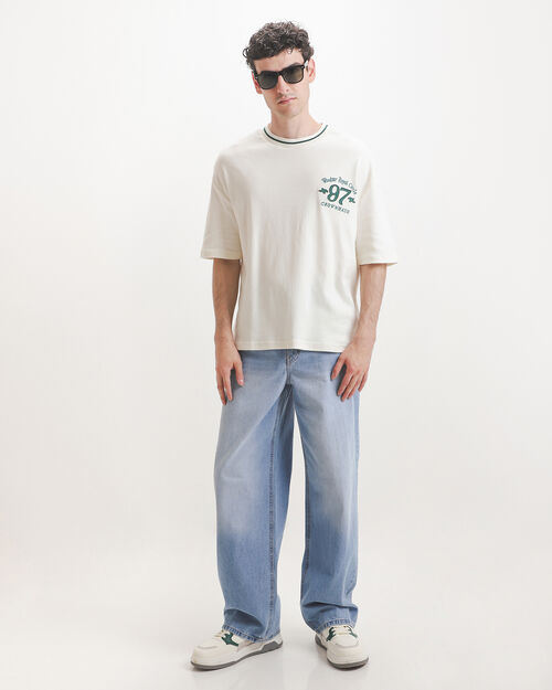 Playera Blanca Oversize