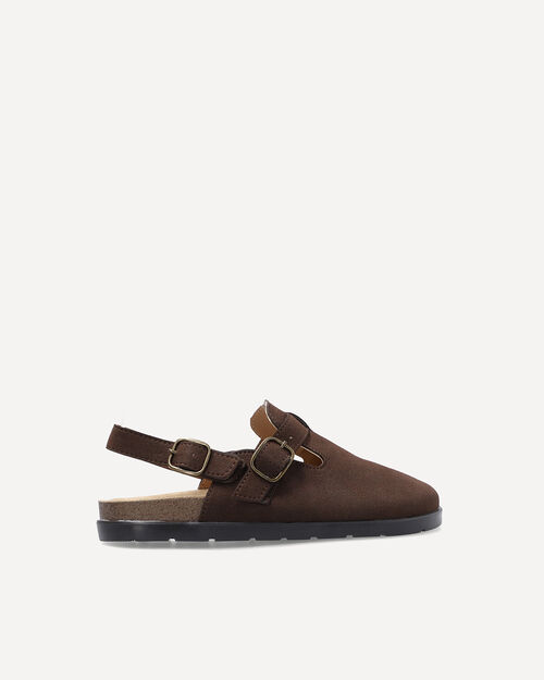 Zapatos Destalonados Caf&eacute;s