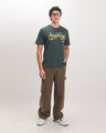Playera Verde Gr&aacute;fico,VERDE BOSQUE