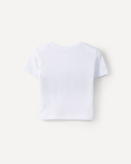 Playera Bloques Blanca
