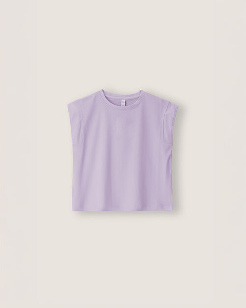 Playera Morada Manga Corta