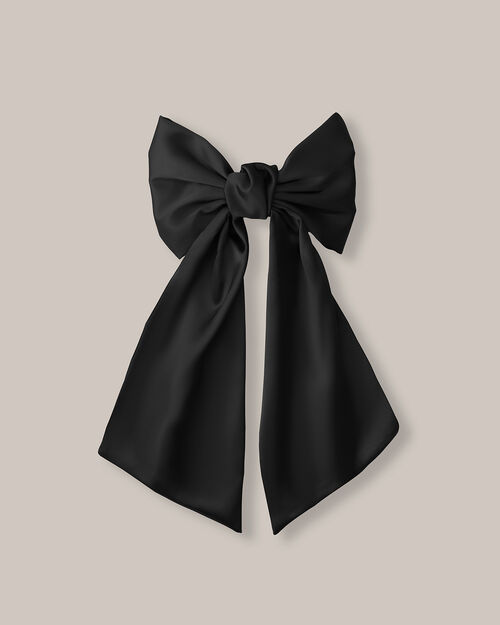 Moño Para Cabello Negro