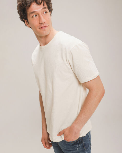 Playera Beige Con Estructura