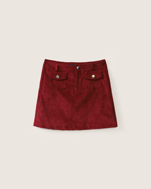 Falda Mini Tejido Pana