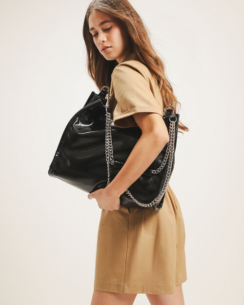 Bolso Negro Cadena