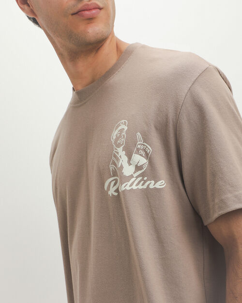 Playera Caf&eacute; Relaxed