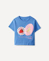 Playera Dise&ntilde;o Frutas,AZUL CIELO