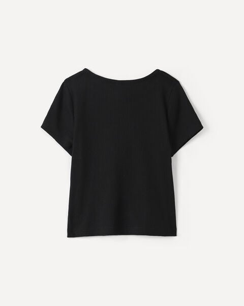 Playera Negra Mo&ntilde;os