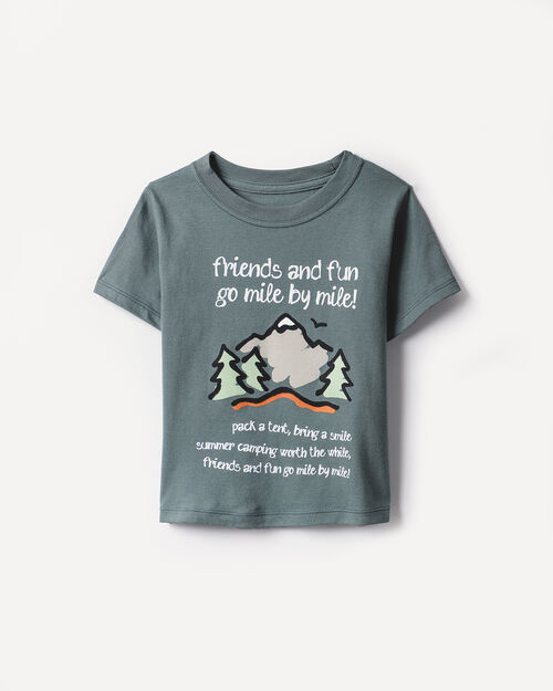 Playera Verde Estampada