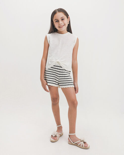 Playera Sin Mangas Blanca