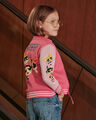 Chamarra Bomber Stitch,ROSA