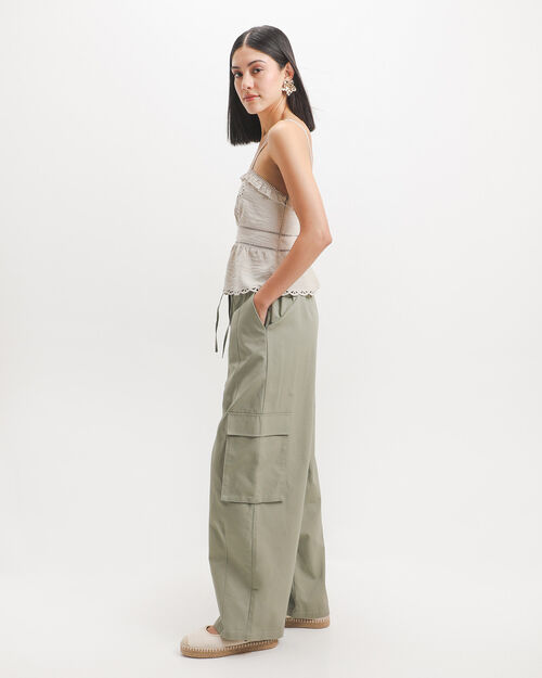 Pantal&oacute;n Verde Cargo