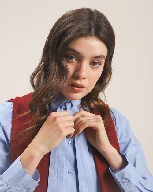 Camisa Azul Mo&ntilde;o