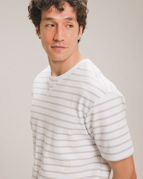 Playera Relaxed Rayas