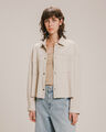 Sobrecamisa Blanca Bolsas,BLANCO HUESO