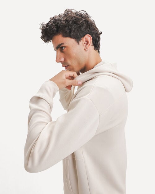 Sudadera Blanca Cerrada